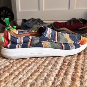 Colorful Striped Mens Sanuk Slip-On Shoes